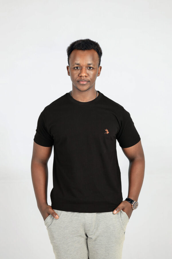 Black T-Shirt with Coconut Logo